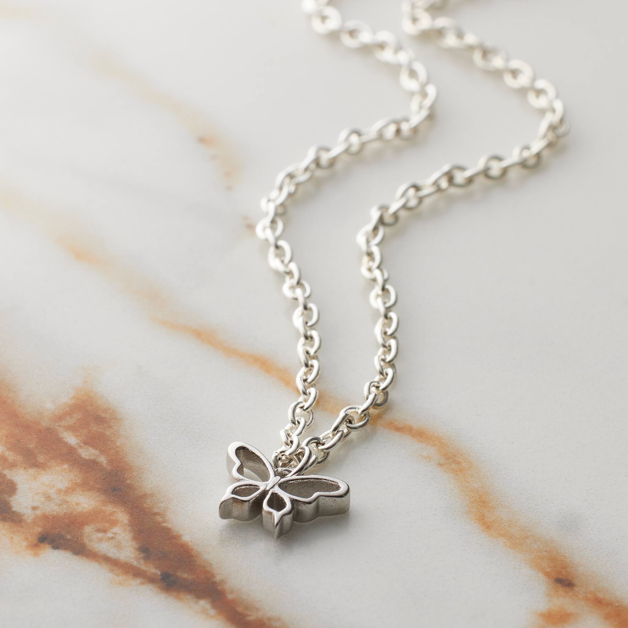Sterling Silver Butterfly Icon Charm by Bead Landing™